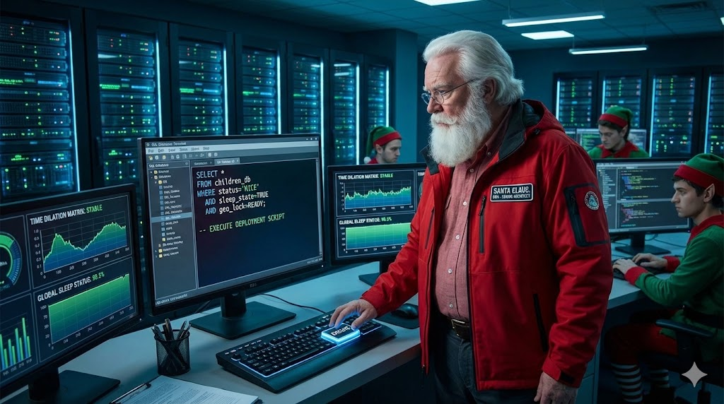 Santa Claus DBA created by Ildefonso Camargo with AI